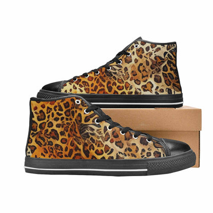 MEN'S Animal Print High Top Canvas Grunge Custom Sneakers