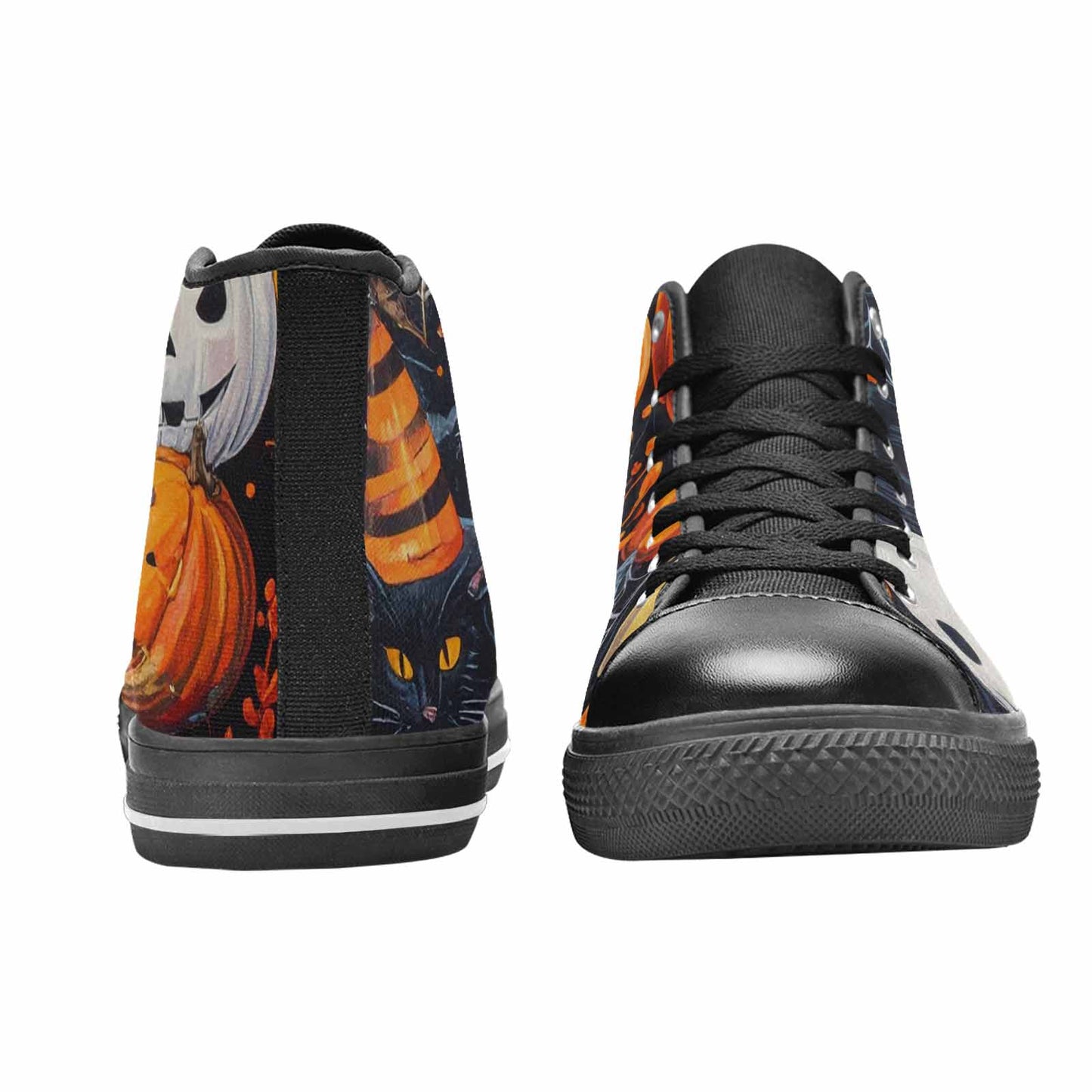 WOMEN'S Halloween High Top Canvas Vivid Custom Shoes