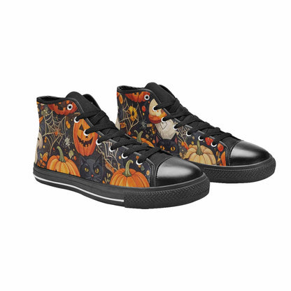 MEN'S Halloween High Top Canvas Dark Academia Shoes