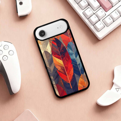 iPhone 17 Air Case — Retro New Year Feather Retro Vintage, Custom Phone Case