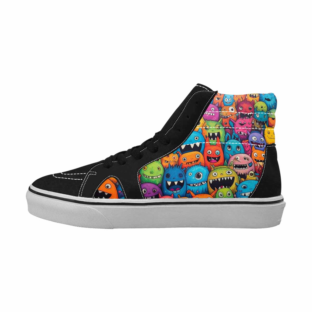 MEN'S Monsters (general) Cartoon Monst High Top Canvas Grunge Shoes