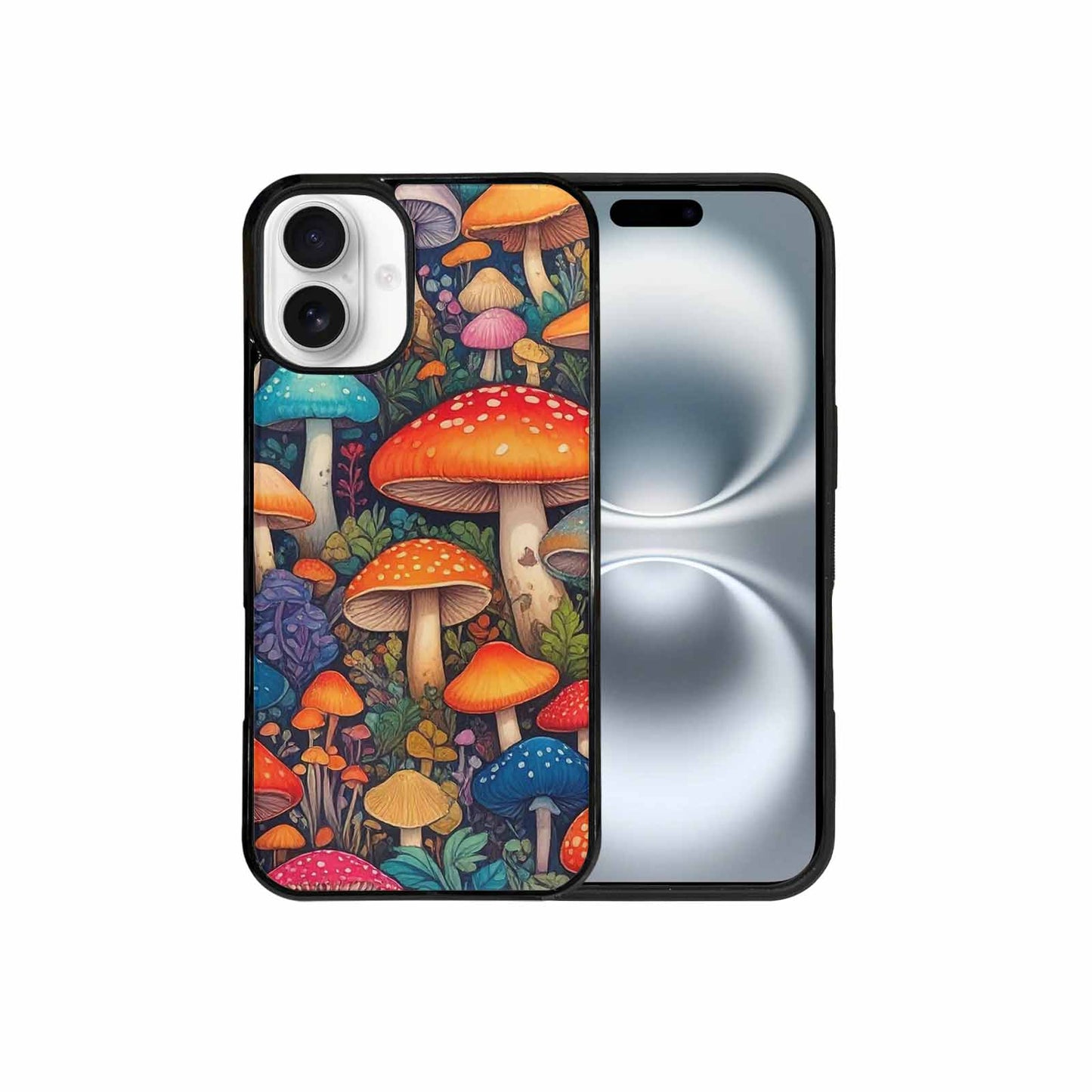 iPhone 16 Plus Case — Mushrooms General Mushrooms Pa, Customized Protective Case