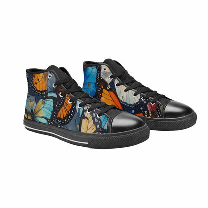MEN'S Butterfly Wing High Top Canvas Dark Academia Sneakers
