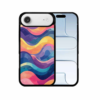 iPhone 17 Air Case — Glowing Camo Wave Camo, Custom Art Phone Cover
