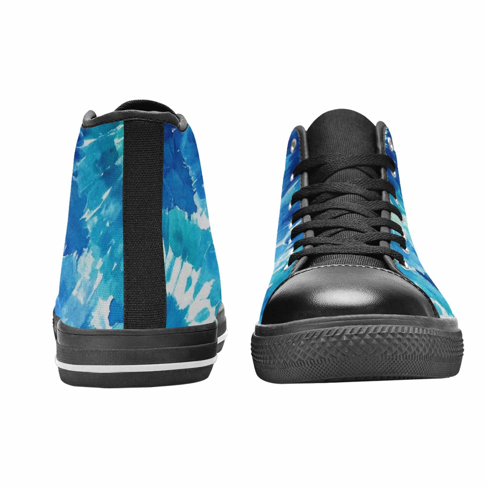 MEN'S Tie Dye - High Top Canvas Dark Academia Sneakers