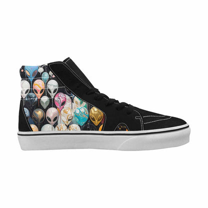 MEN'S Aliens  Marble Aliens High Top Canvas Dreamcore Shoes