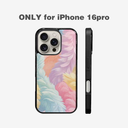 iPhone 16 Pro Case — Zebra Pastel Rainbow, Custom Made Phone Cover