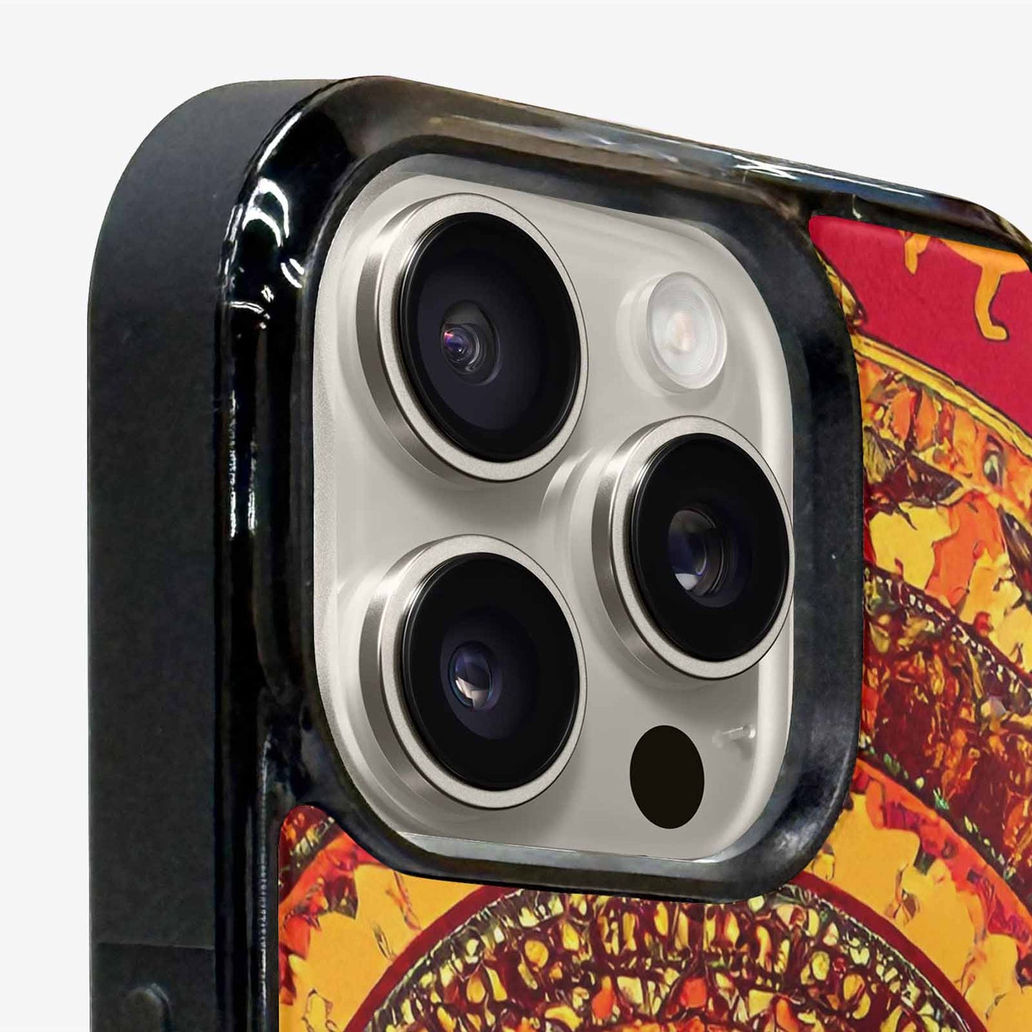 iPhone 15 Pro Max Case — Mandala Lions Custom, Custom Printed Phone Case