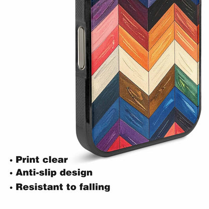 iPhone 16 Pro Max Case — Progress Pride Flag Color Theme Small, Custom Made Phone Cover