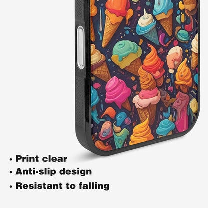 iPhone 16 Plus Case — Ice Cream Motif Ice Cream Motifs, Custom Phone Case