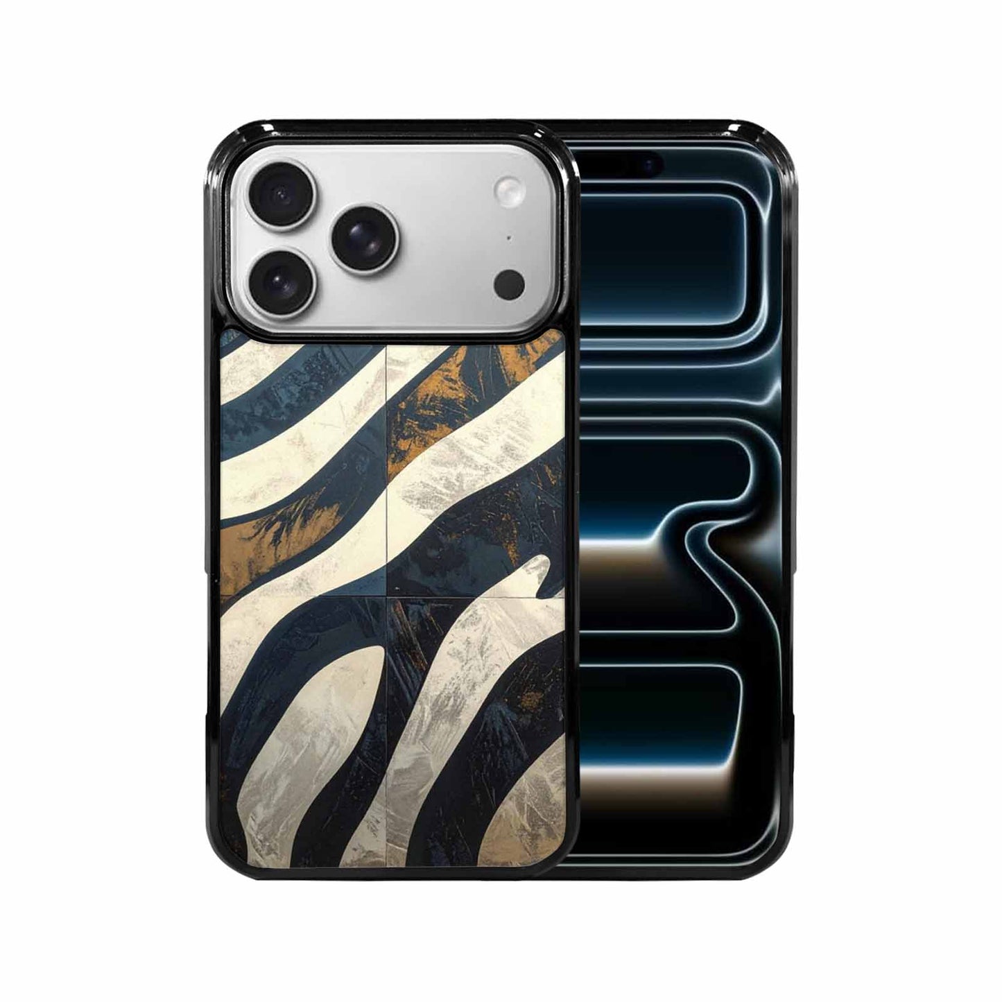 iPhone 17 Pro Max Case — Seamless Tileable Pattern Of Animal Print, Custom Print Case Cover