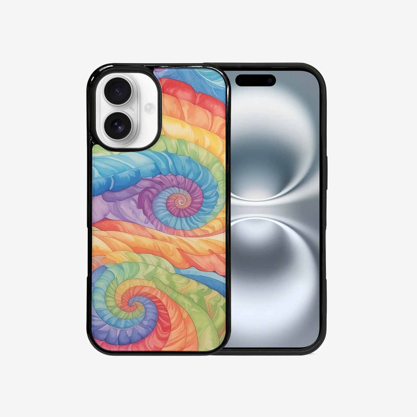 iPhone 16 Case — Tie Dye Swirls Tie Dye Swirls, Unique Phone Case Design
