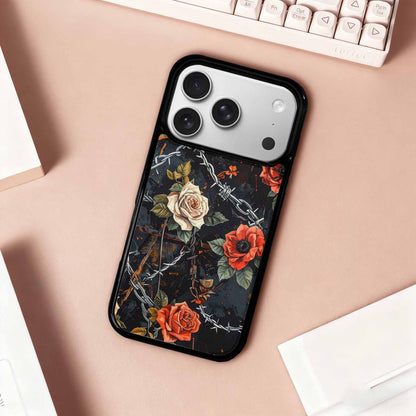 iPhone 17 Pro Case — Small Barbed Wire And Chain Original, Original Design Phone Case