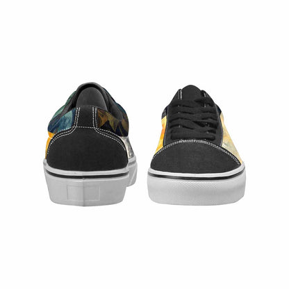 WOMEN'S Blend Melt Them Canvas Lace-Up Dark Academia Shoes