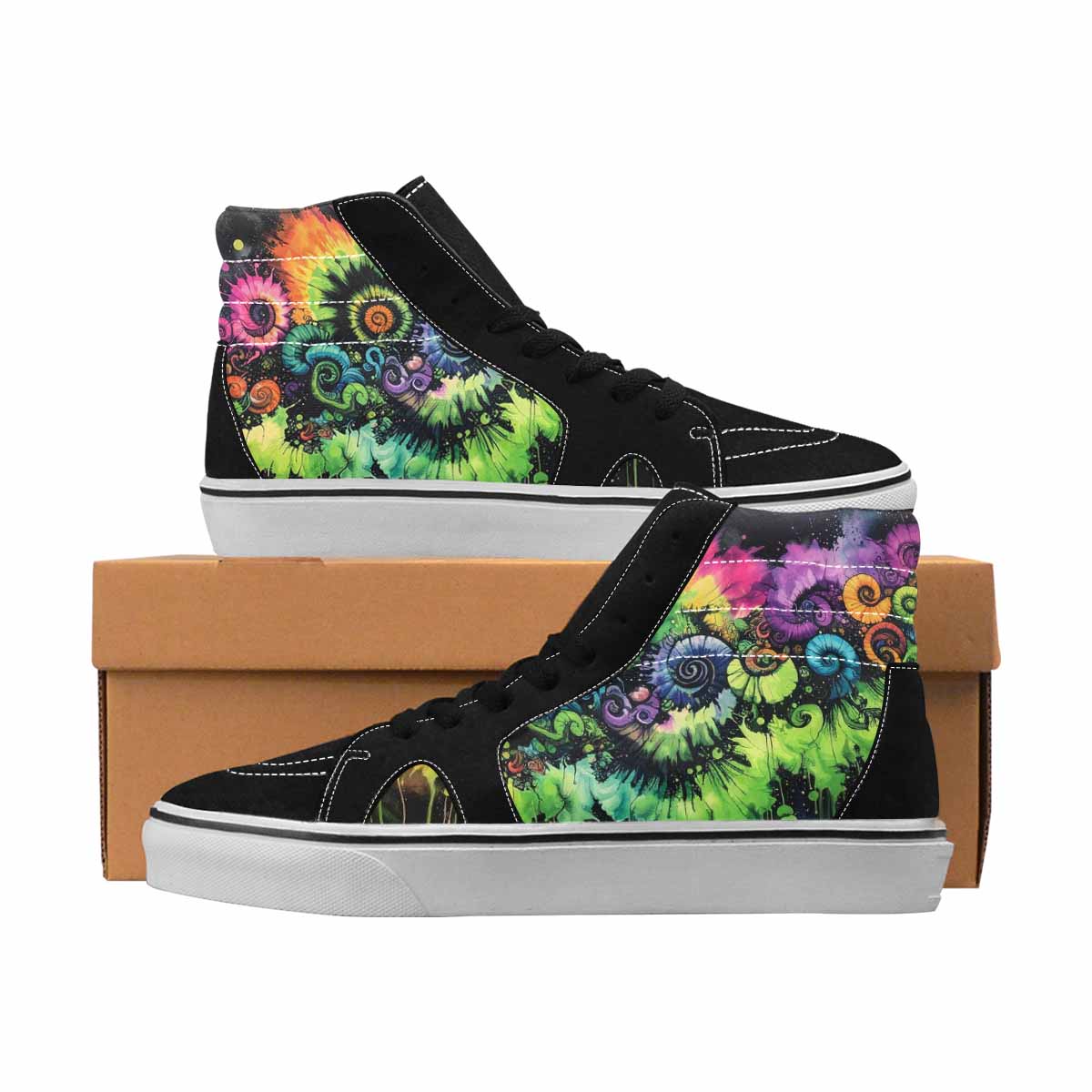 MEN'S Tie Dye Green Ink And Ferion