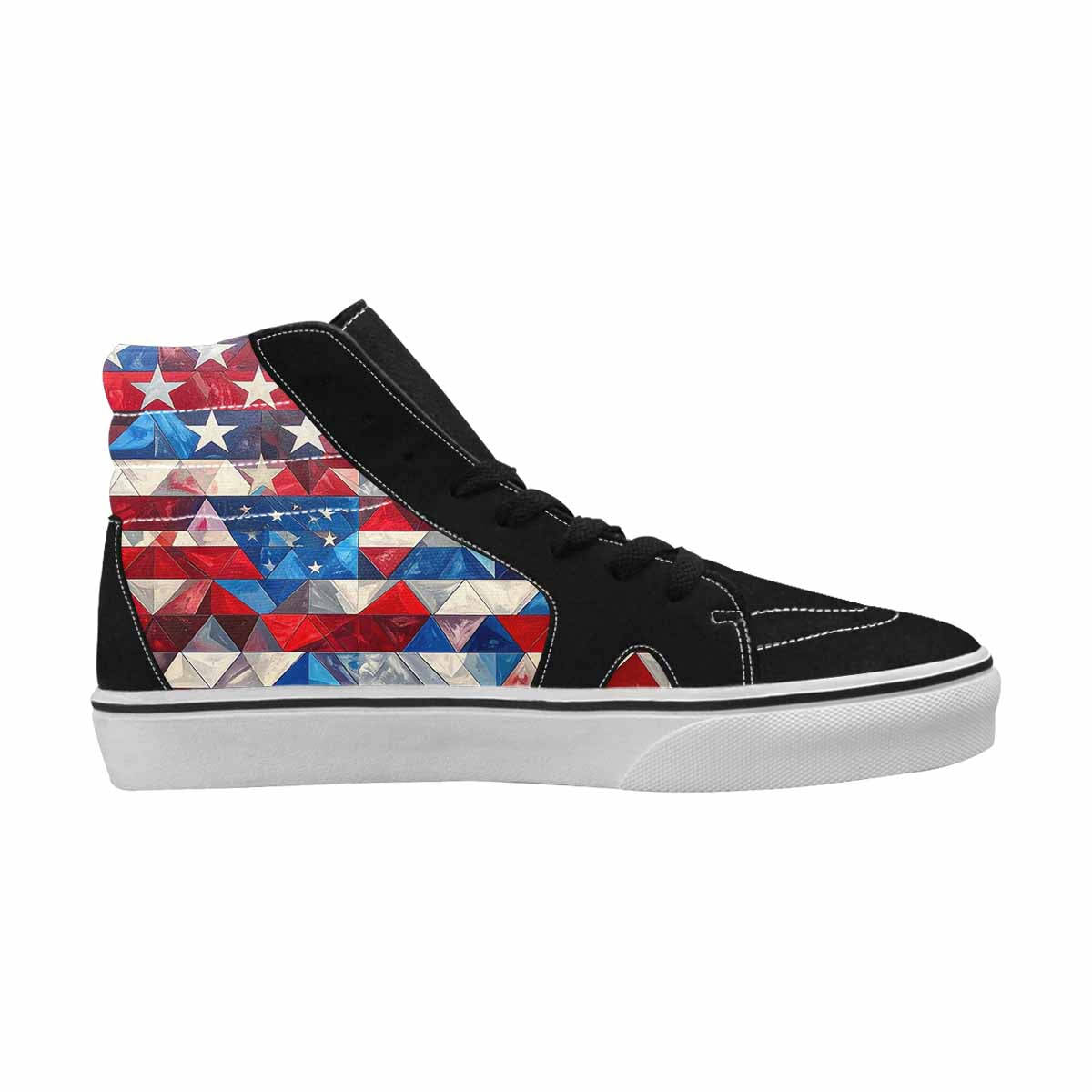 MEN'S American Flag Stars High Top Canvas Grunge Shoes