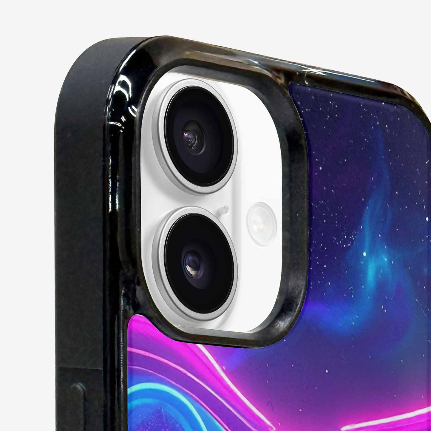 iPhone 16 Case — 80s Neon Cartoon, Custom Art Phone Cover