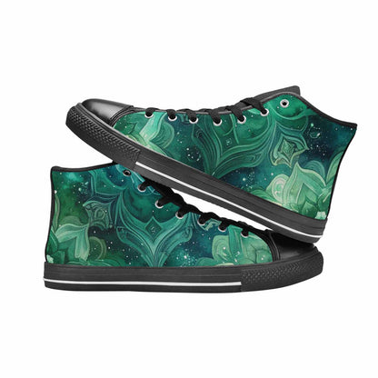 MEN'S Galaxy Art - High Top Canvas Grunge Shoes