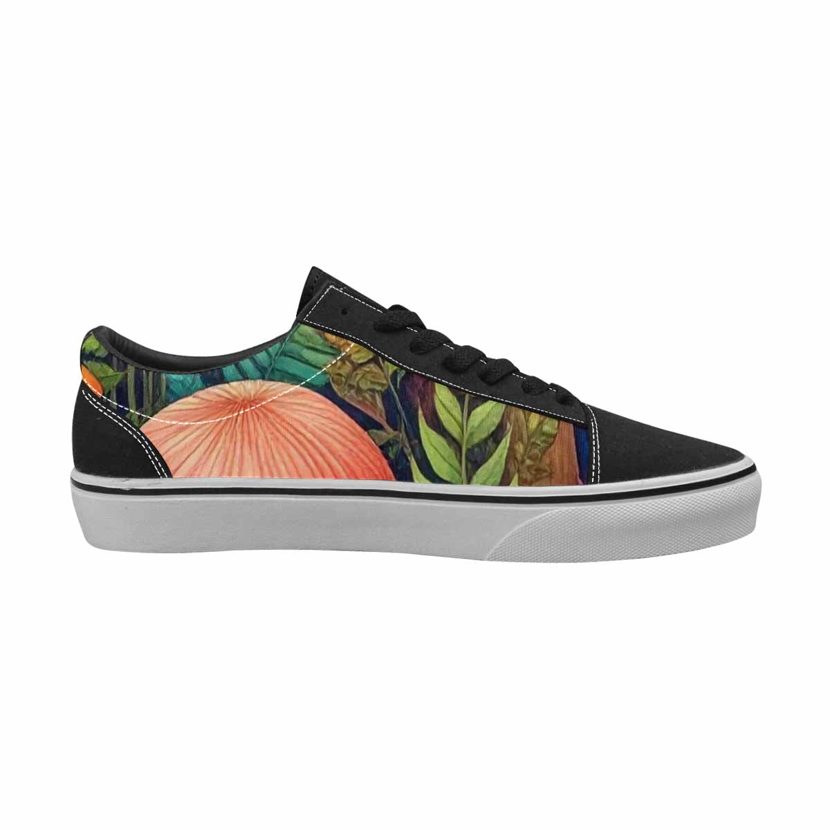 WOMEN'S Mushrooms  Botanical Mushrooms Lace-Up Canvas Dreamlike Shoes