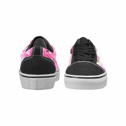 WOMEN'S Cherry Blossom Branch Cherry Lace-Up Canvas Dreamcore Custom Shoes