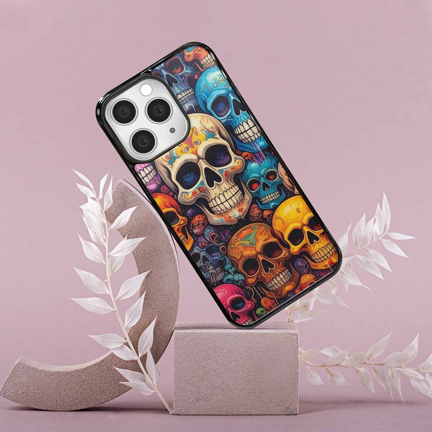 iPhone 15 Pro Max Case — Skulls General Skulls Pattern, Custom Phone Case