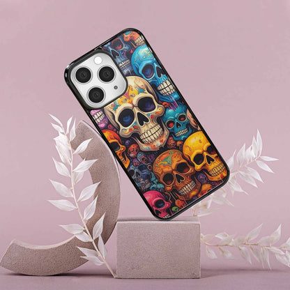 iPhone 15 Pro Max Case — Skulls General Skulls Pattern, Custom Phone Case