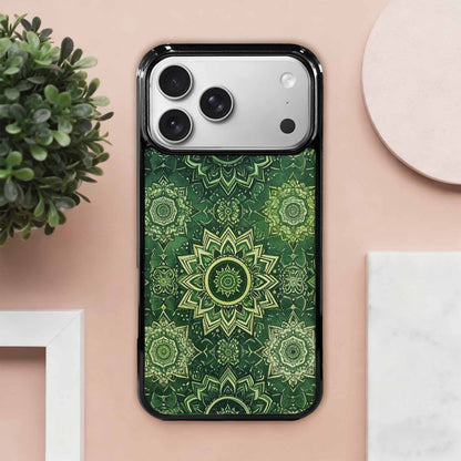 iPhone 17 Pro Max Case — Small Mandala Pattern, Randomly Floral, Unique Phone Case Design