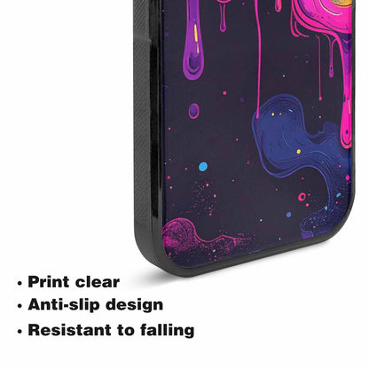 iPhone 15 Plus Case — Rick And Morty Style Art Dripping, Custom Phone Case