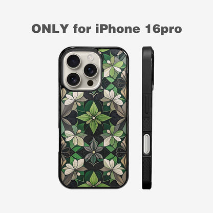 iPhone 16 Pro Case — Aromantic Flag Color Theme Small Rainbow, Original Design Phone Case