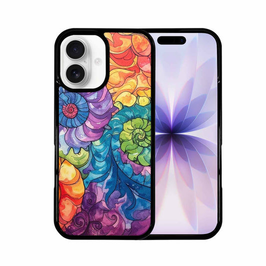 iPhone 17 Case — Tie Dye Swirls (black Tie Dye, Customized Protective Case