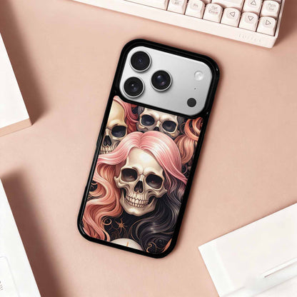 iPhone 17 Pro Case — Skull Dark Art Gothic Print Gothic, Personalized Phone Case