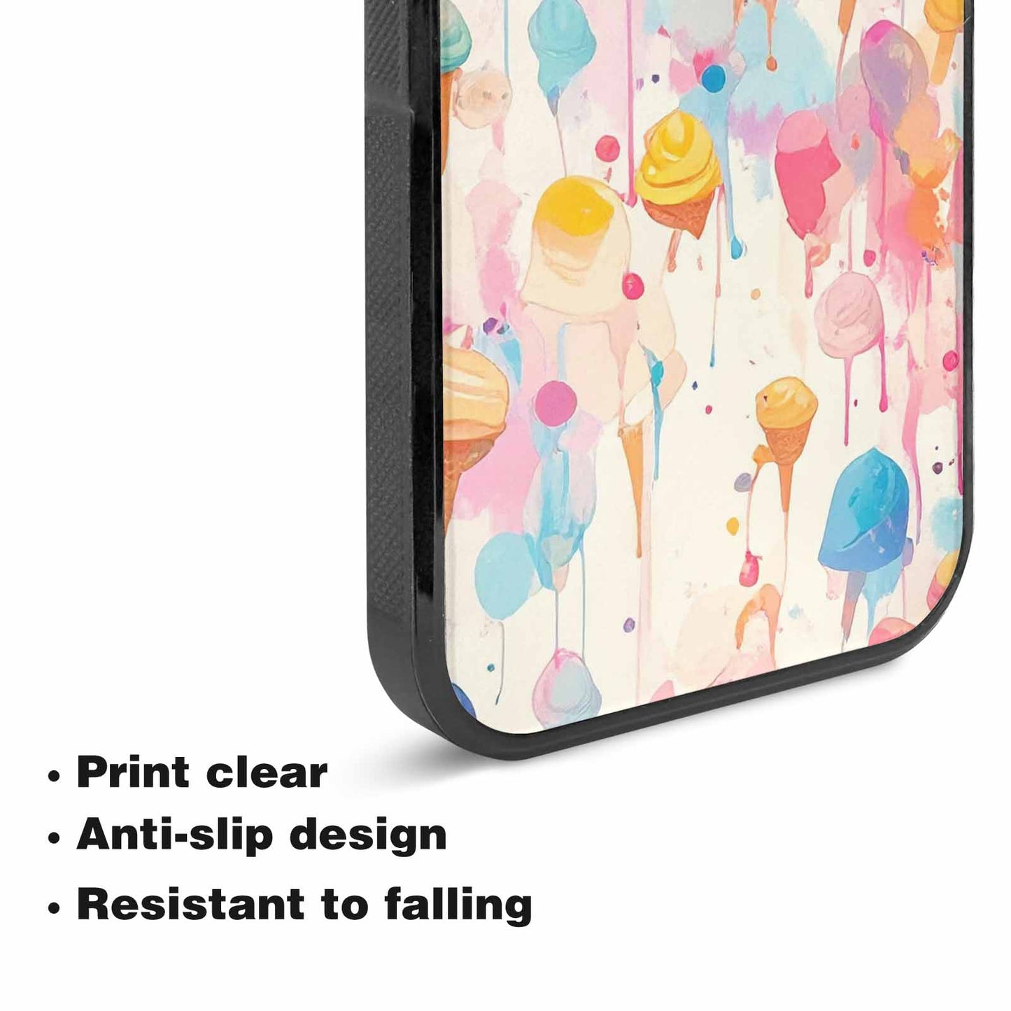 iPhone 15 Plus Case — Ice Cream Motif Ice Cream Motifs, Original Design Phone Case