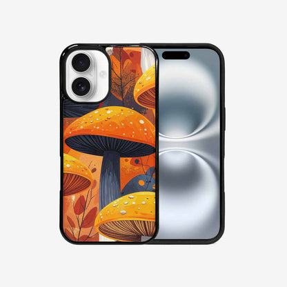 iPhone 16 Case — Bold Autumn Mushroom Bold Autumn Mushroom, Custom Print Case Cover