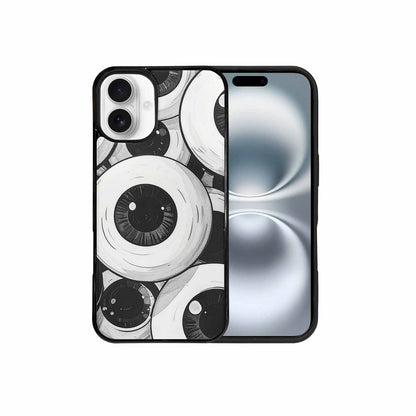 iPhone 16 Plus Case — Googly Cartoon Eyeballs, Customized Protective Case