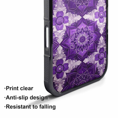 iPhone 17 Pro Max Case — Small Mandala Pattern, Randomly Floral, Customized Protective Case