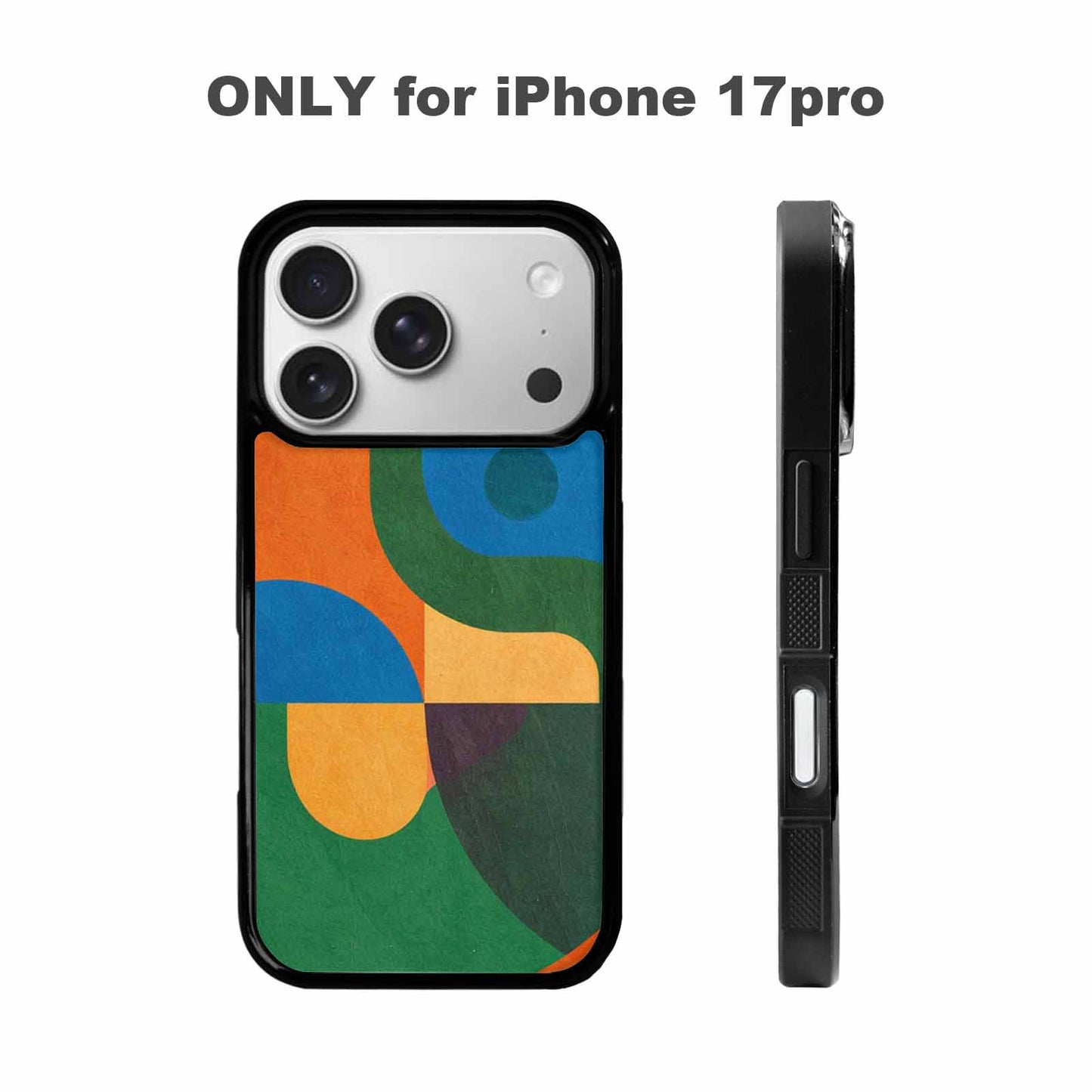 iPhone 17 Pro Case — Memphis Art Pattern Retro Vintage, Original Design Phone Case
