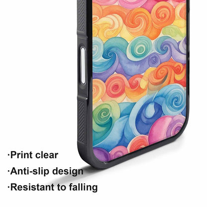 iPhone 17 Air Case — Tie Dye Swirls Tie Dye Tie, Custom Print Case Cover