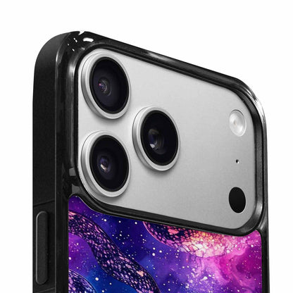 iPhone 17 Pro Case — Snake Print Galaxy Seamless Pattern Animal, Custom Made Phone Cover