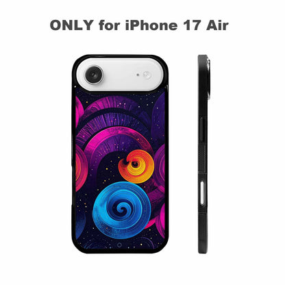 iPhone 17 Air Case — Rose Galaxy Art Seamless Pattern Galaxy, Customized Protective Case