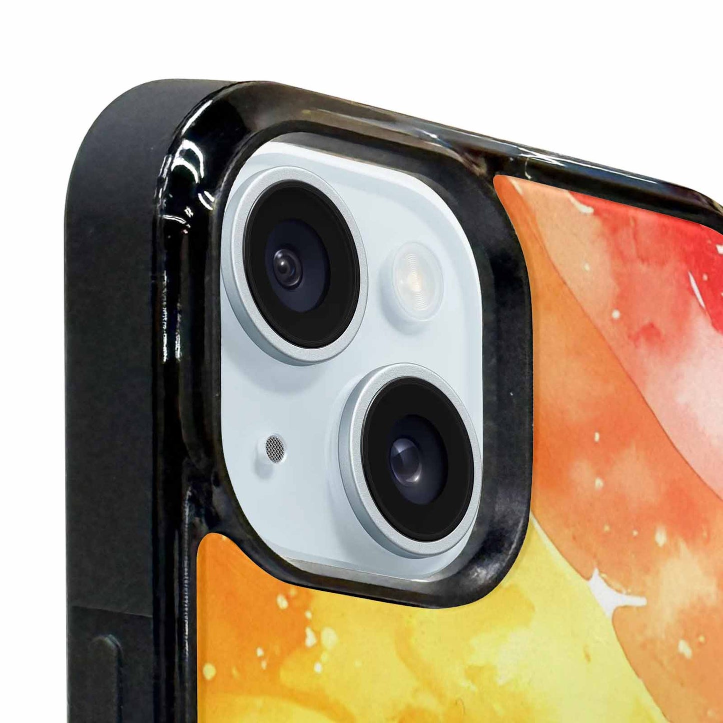 iPhone 15 Plus Case — Watercolor Splash Abstract Pattern Seamless Repeat, Original Design Phone Case
