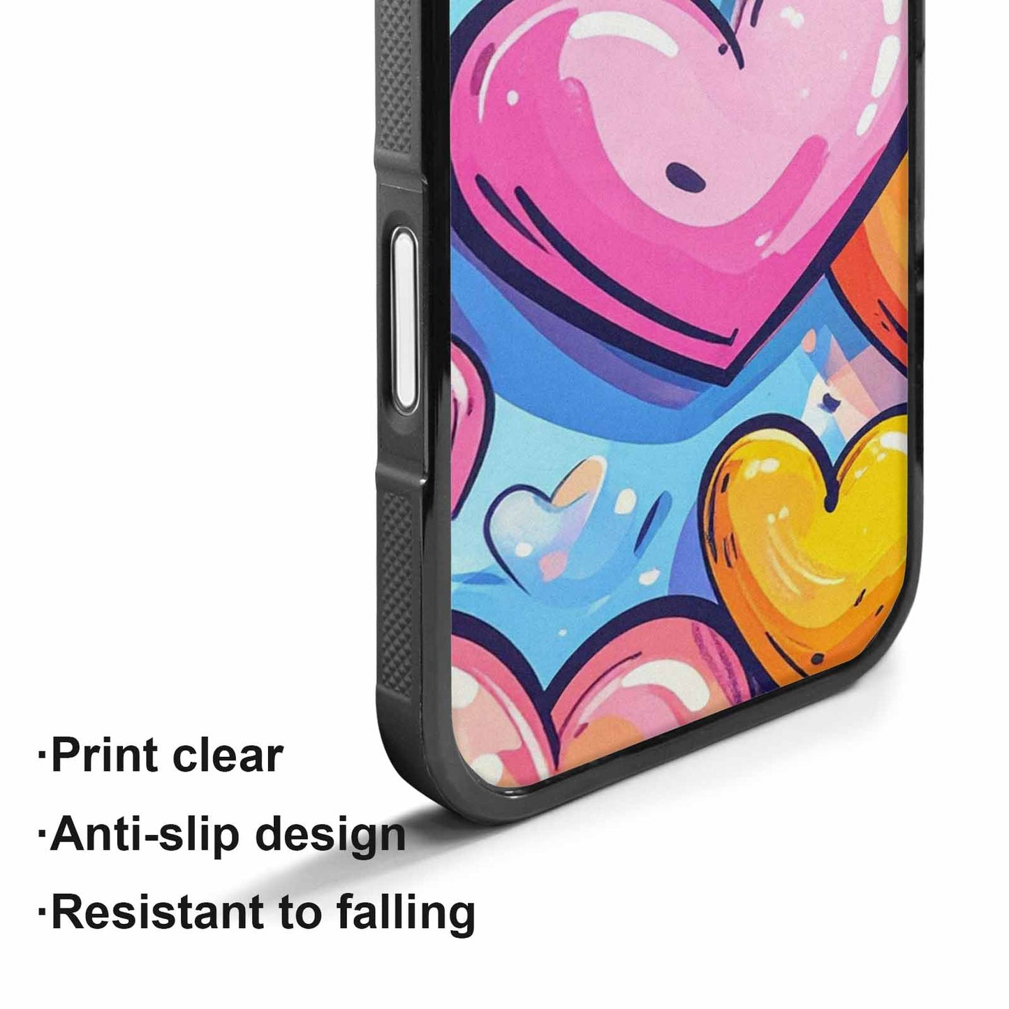 iPhone 17 Case — Pastel Summer Heart Original Art, Custom Phone Case