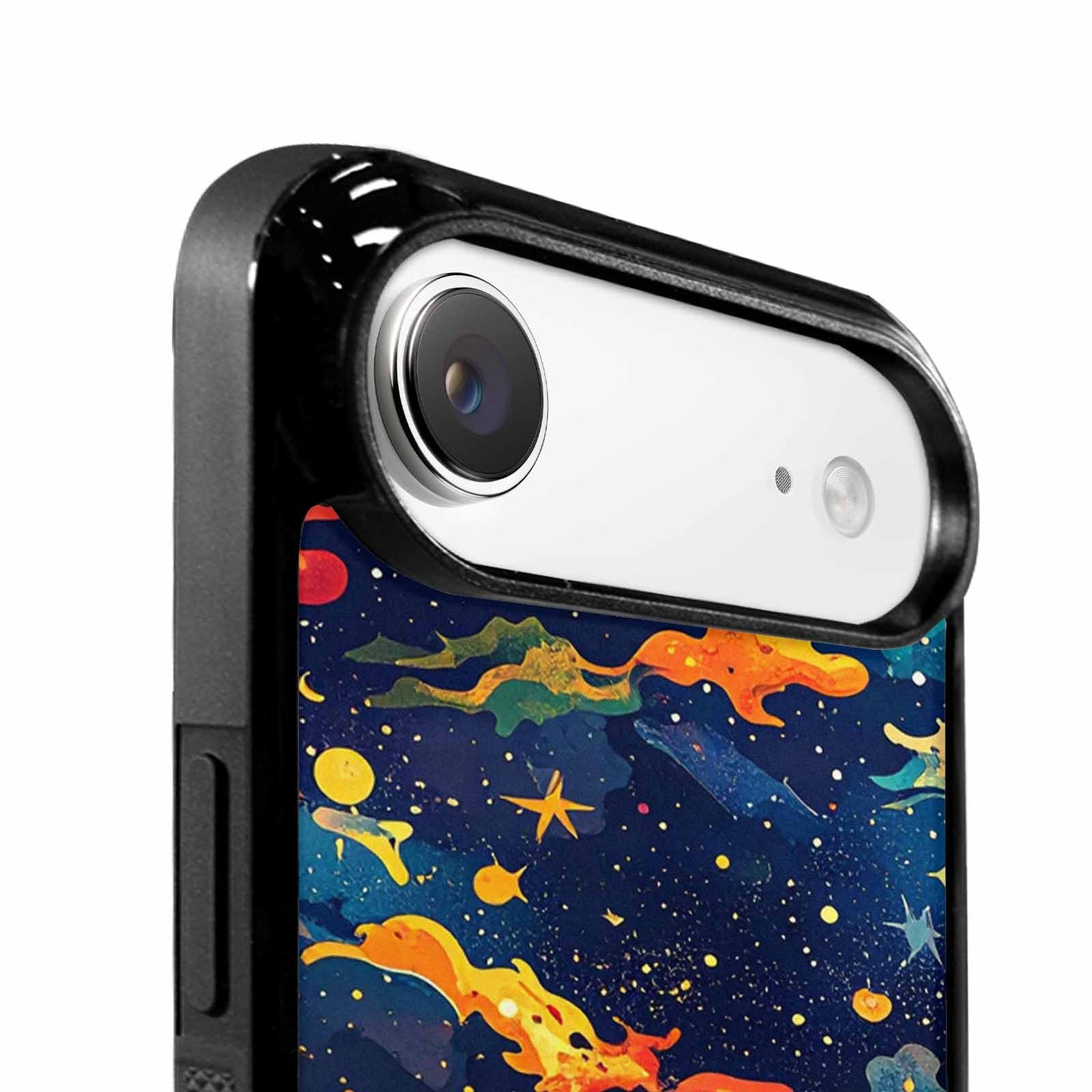 iPhone 17 Air Case — Cosmic Camo Harmony Galaxy Space, Personalized Phone Case