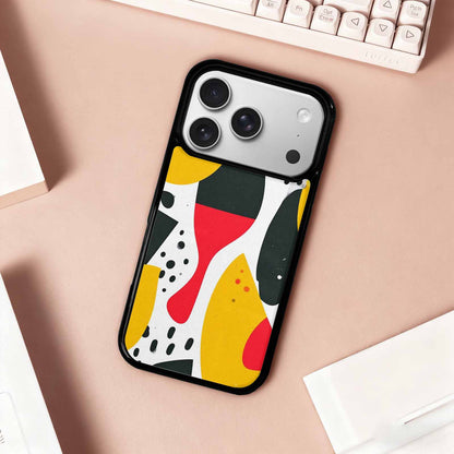 iPhone 17 Pro Case — Memphis Art Pattern Retro Vintage, Custom Art Phone Cover