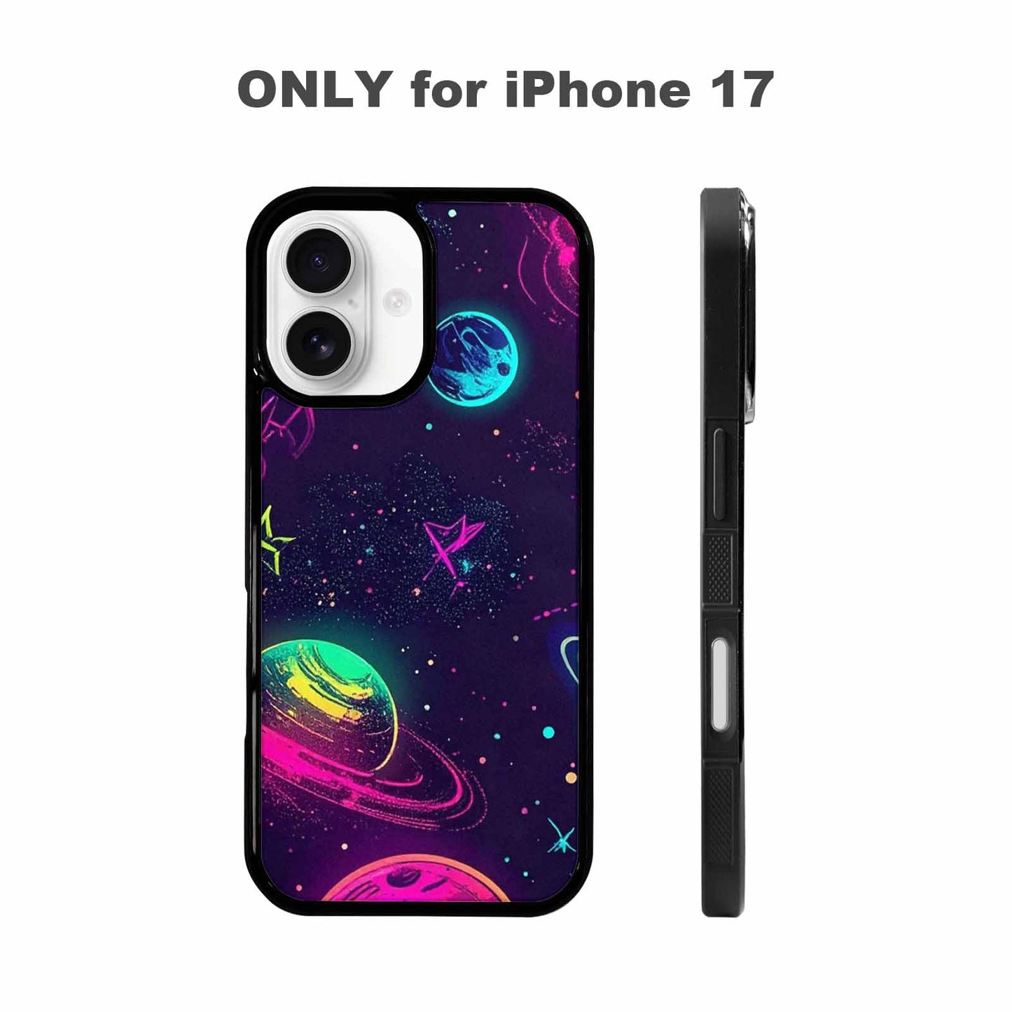 iPhone 17 Case — Space Galaxy Astronaut Pattern, Galaxy Space, Custom Art Phone Cover