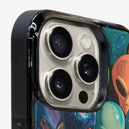 iPhone 16 Pro Max Case — Aliens Marblealiens Pattern Fjy, Custom Print Case Cover