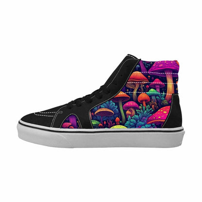 WOMEN'S Psychedelic Mushroom High Top Canvas Y2K Sneakers