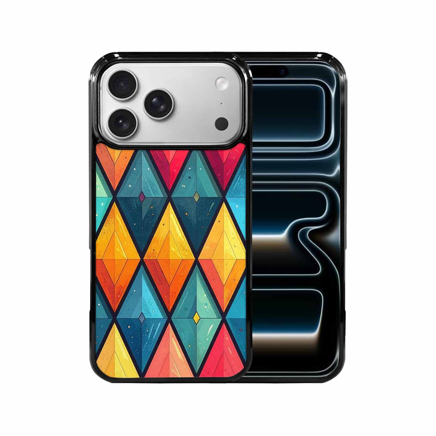 iPhone 17 Pro Max Case — Vintage Summer Diamond Retro Vintage, Customized Protective Case