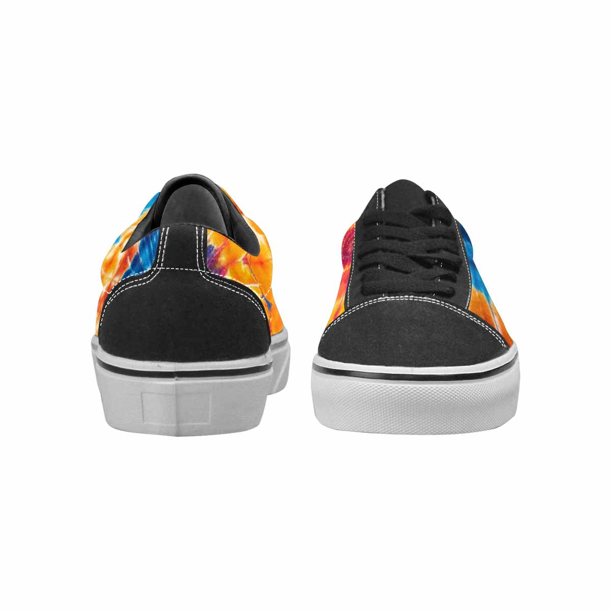 MEN'S Tie Dye Mixed Style Canvas Lace-Up Grunge Shoes