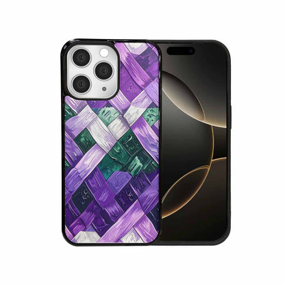iPhone 15 Pro Max Case — Genderqueer Flag Color Theme Small Rainbow, Custom Made Phone Cover