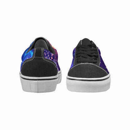 MEN'S Galaxy Snake Print Canvas Lace-Up Dreamcore Sneakers